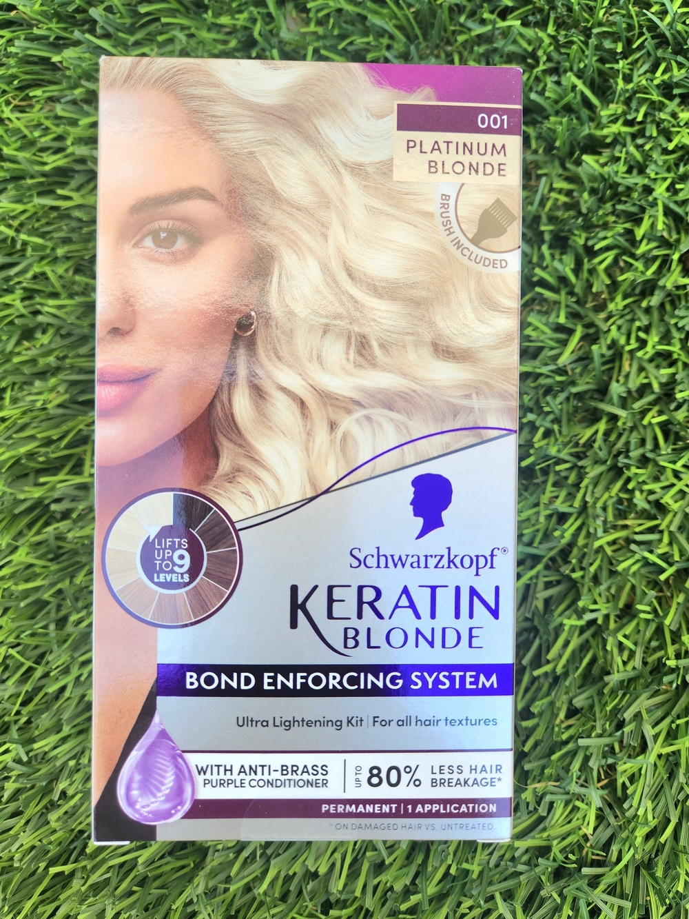 Schwarzkopf Keratin Blonde 001 Platinum Blonde - Bond Enforcing Lightening Kit